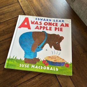 Edward Lear "A Was Once an Apple Pie" Picture Book Hardcover